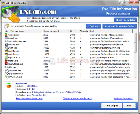 Exe File Information