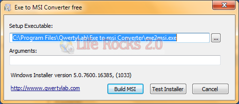 Exe to Msi Converter