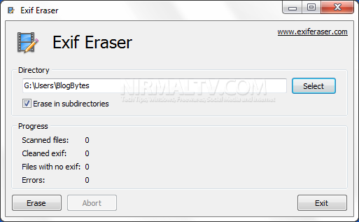 Exif Eraser