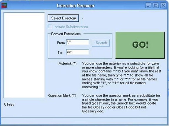 Extension renamer
