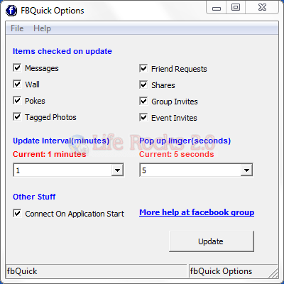 FBQuick Settings