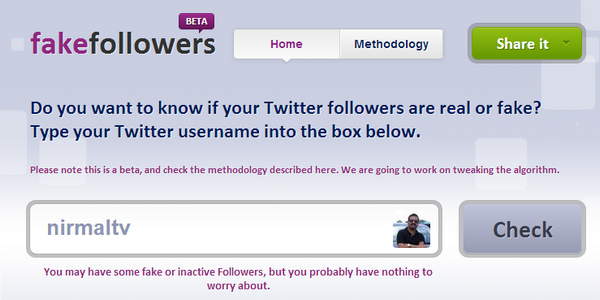 Fake followers