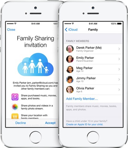 Family sharing