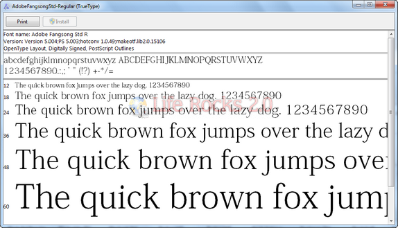 Font Viewer