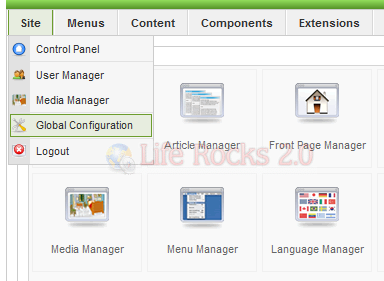 Global Config Joomla