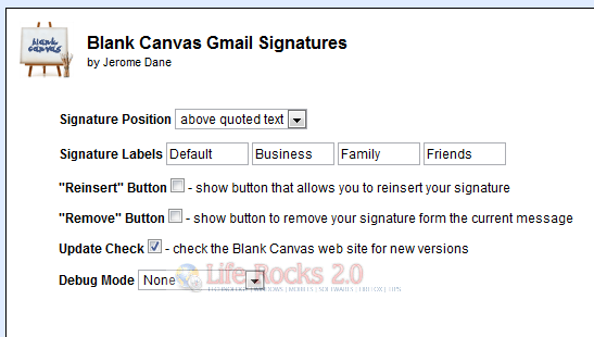 Gmail Ginatures