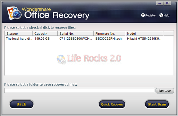 Hard disk recovery