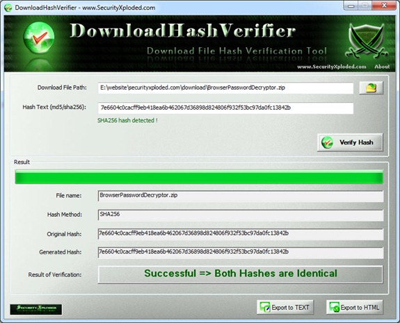 Hash Verifier