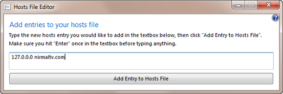 Host editor