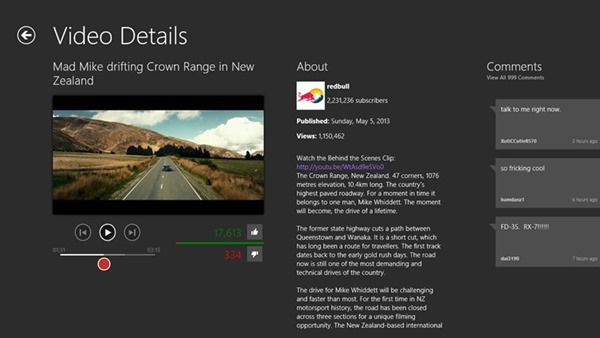 Hyper for YouTube video details