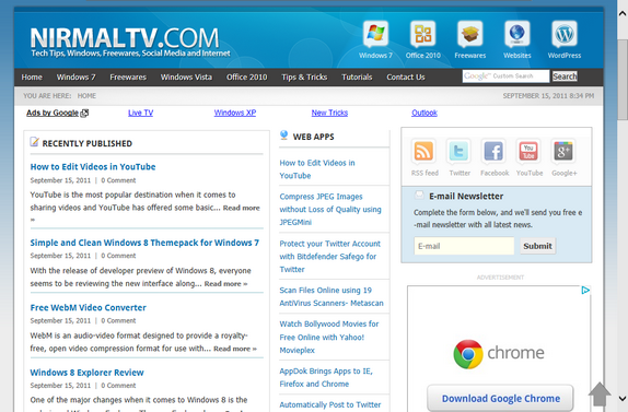 IE10 on Windows 8