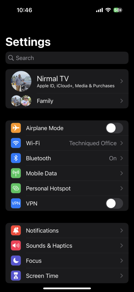 View Wi-Fi Password on iPhone