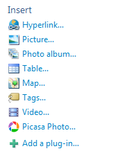 Insert plugin