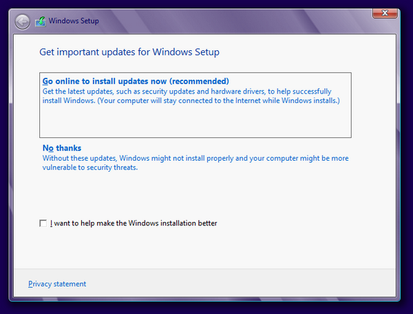 Install updates