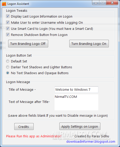 Logon Assistant