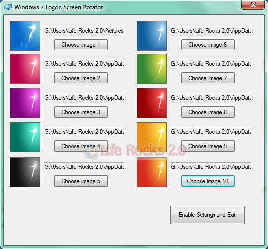 Logon Screen rotator