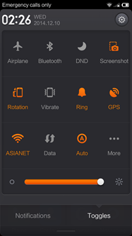 MIUI on Redmi Note (2)