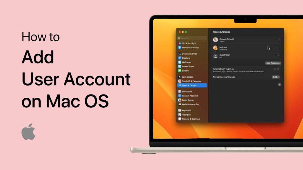 Create an Administrator Account in macOS