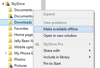 Make Available Offline