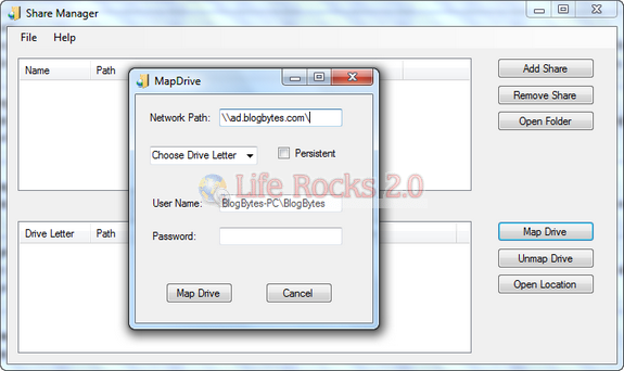 Map Network Drive