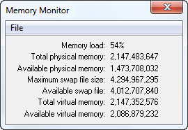 Memory Monitor