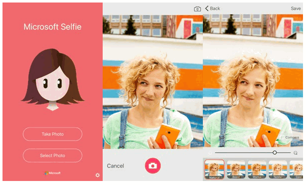 Microsoft selfie