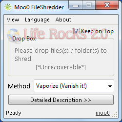 Moo0 FileShredder