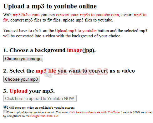 Mp32Tube settings