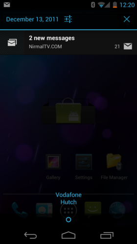 Notification center