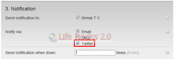Notification type
