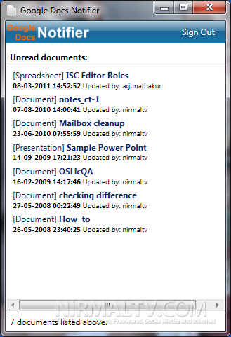 Notifier