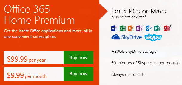 Office 365 pack
