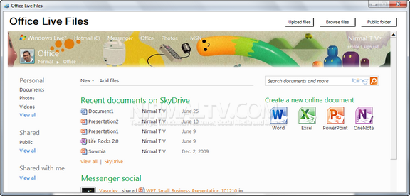 Office Live Files