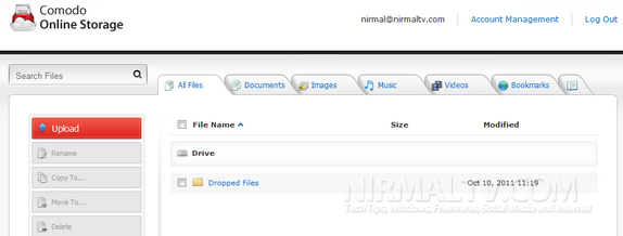Online interface