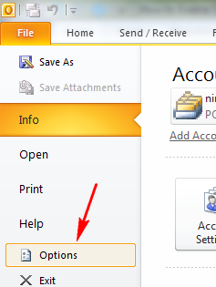 Outlook Options