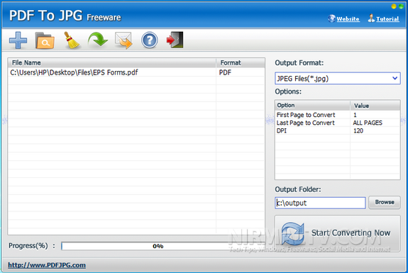 PDF to JPG converter