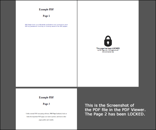 Page locked