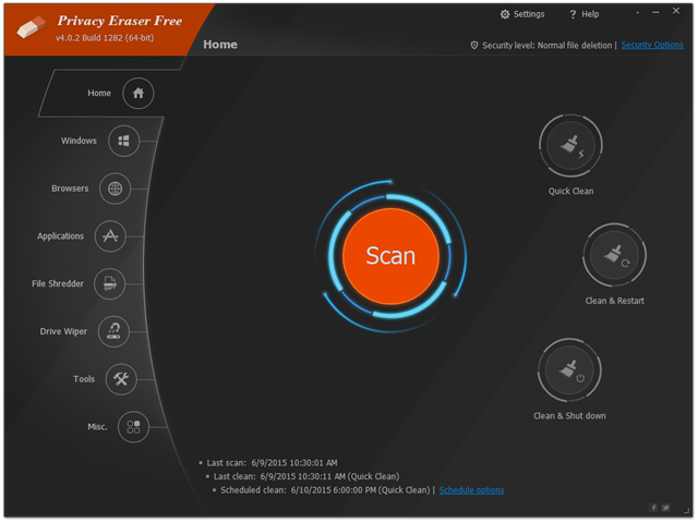 Privacy eraser
