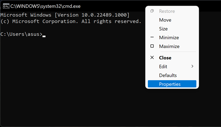 Make Command Prompt Transparent