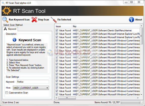 RT Scan Tool