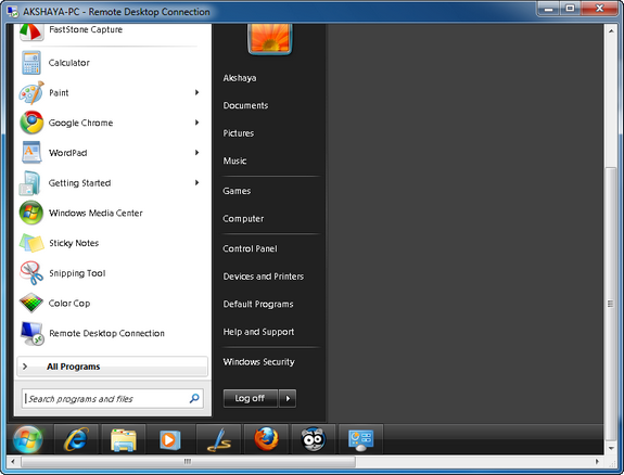 Remote Desktop Access