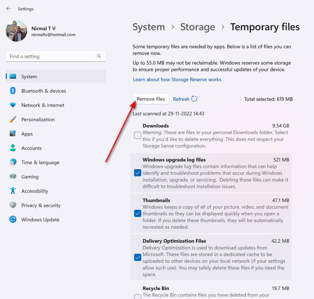  Remove Junk Files From Windows 11