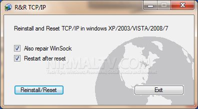 Reset TCPIP
