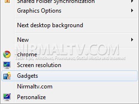 Right Click Menu
