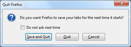 Save tabs