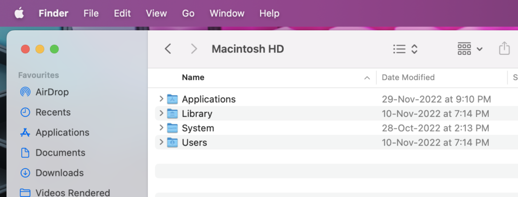 Show Hidden Files in macOS