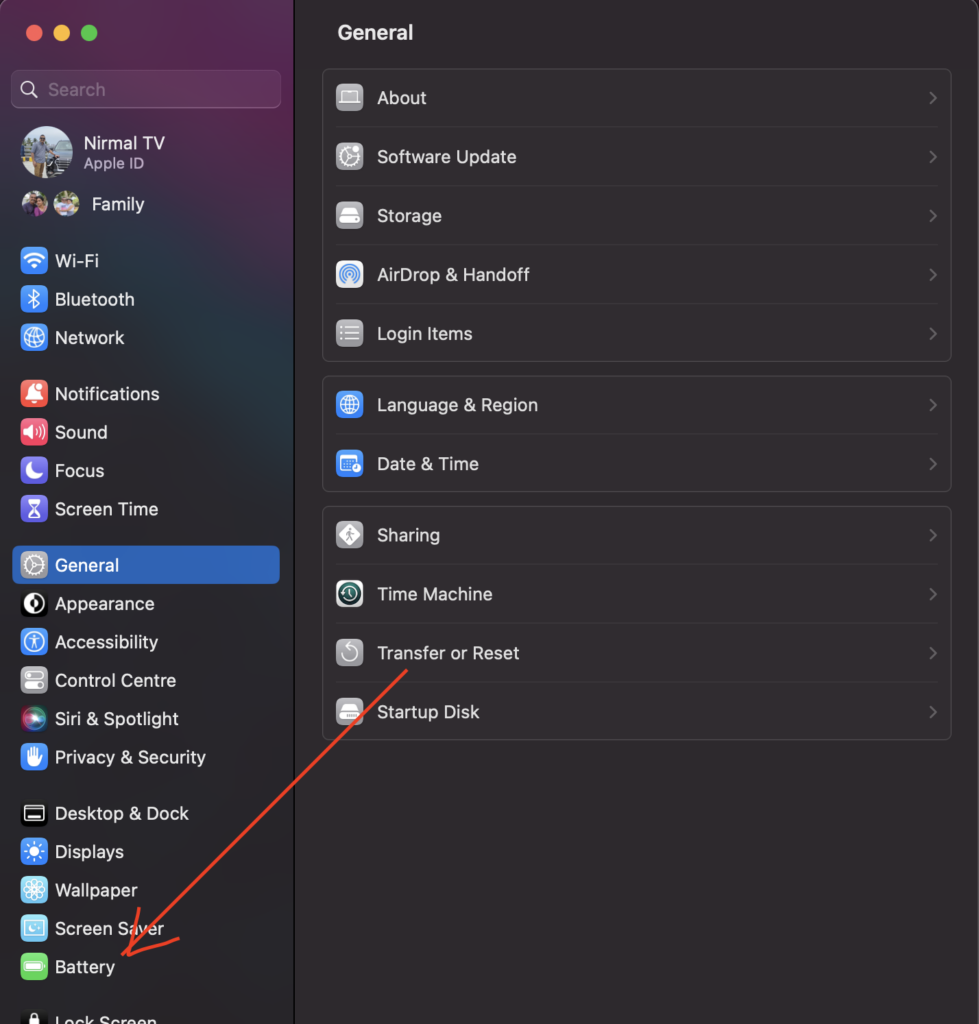 Enable Low Power Mode in macOS Ventura