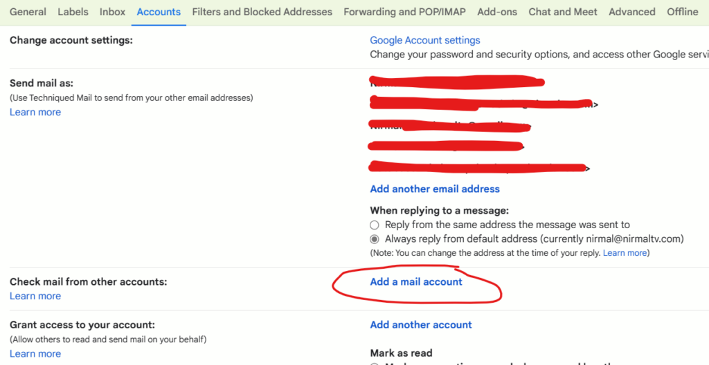 Copy Email From One Gmail Account to Another