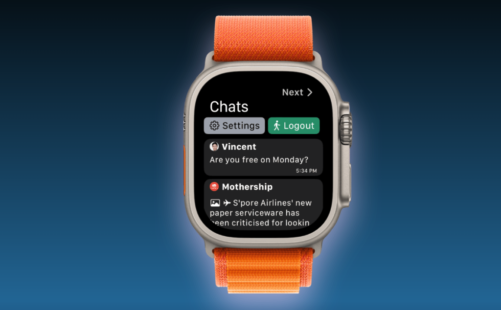 Telegram App on Apple Watch 