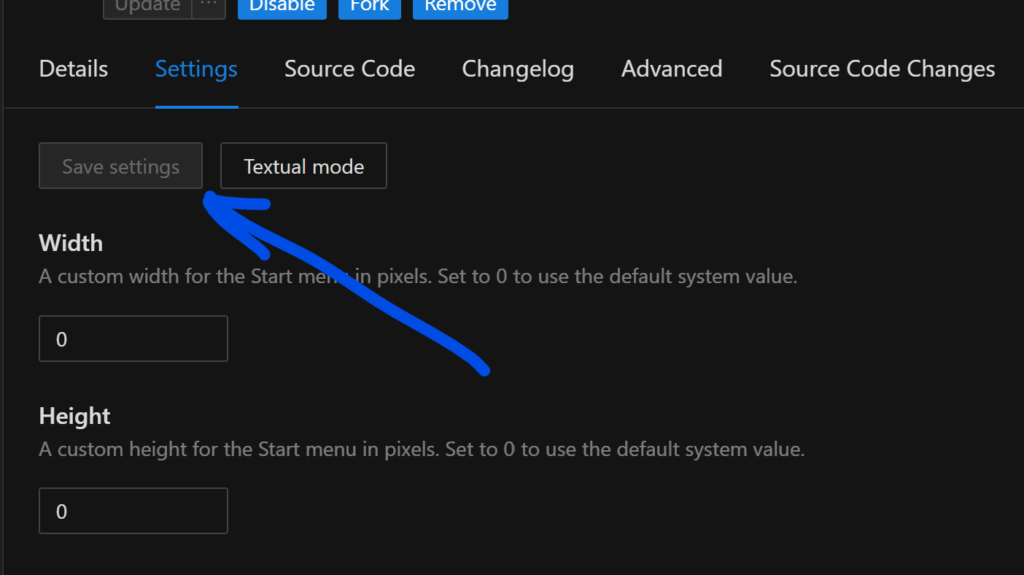 Resize the Start menu in Windows 11